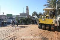 Engineering Staff of Alkufa Grand Mosque accomplishes administrative block at Holy Shrine of Khadija (AS)