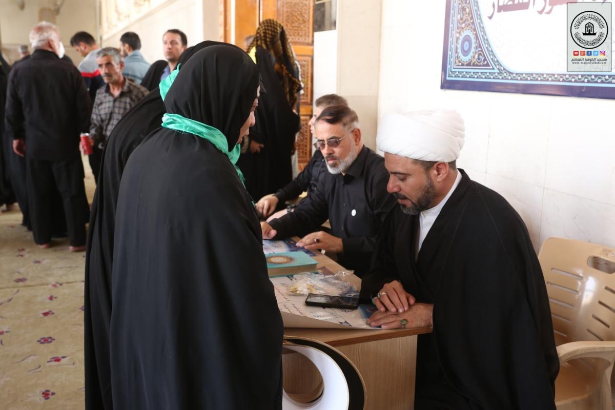 افتتاح عدد من المحطات القرآنية في مسجد الكوفة المعظم ودار الإمام علي (عليه السلام) خلال زيارة الاربعين