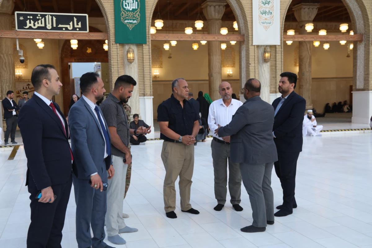 سفير جمهورية فنزويلا في العراق يتشرف بزيارة مسجد الكوفة المعظم