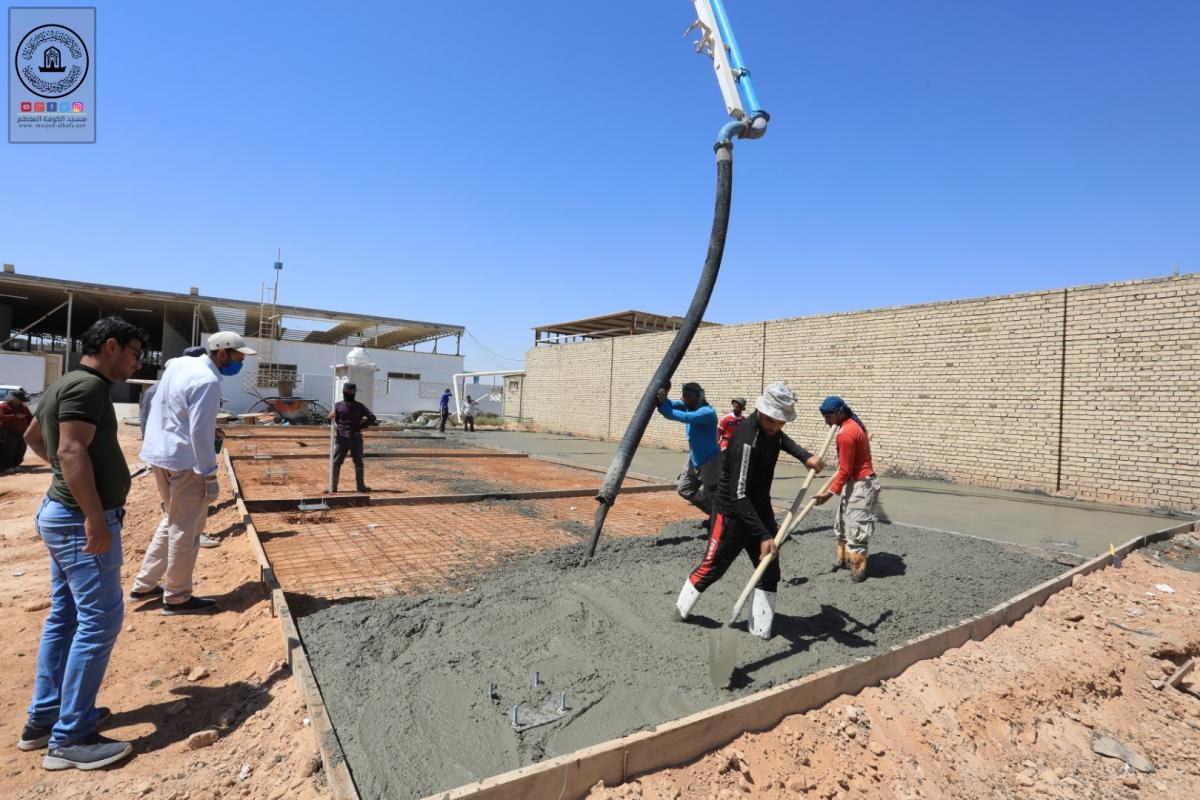 المباشرة بمشروع مجمع الورش الرئيسية في أمانة مسجد الكوفة المعظَّم