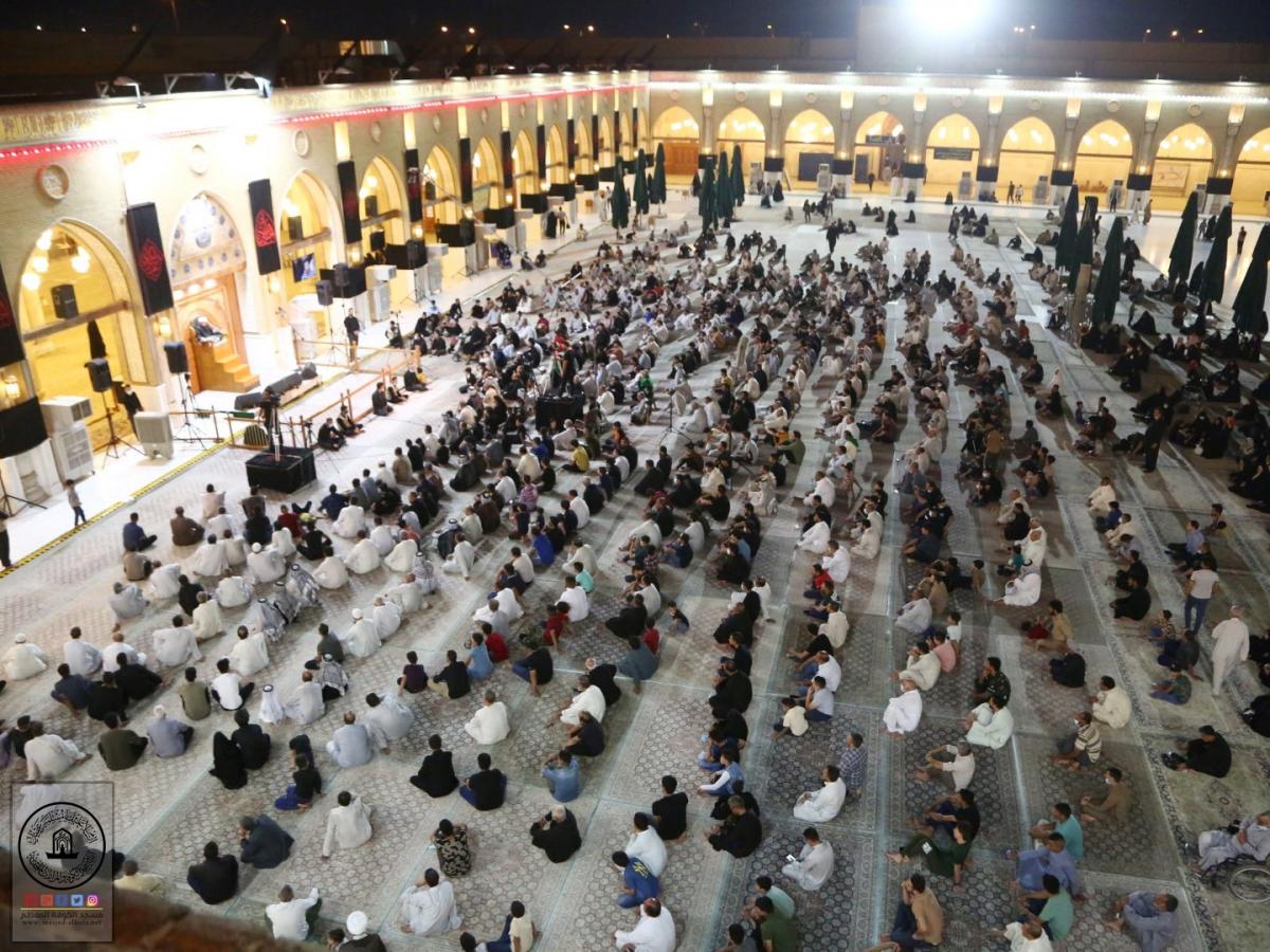 مجلس العزاء السنوي بذكرى شهادة الصحابي هانئ بن عروة (رض) في مسجد الكوفة المعظم