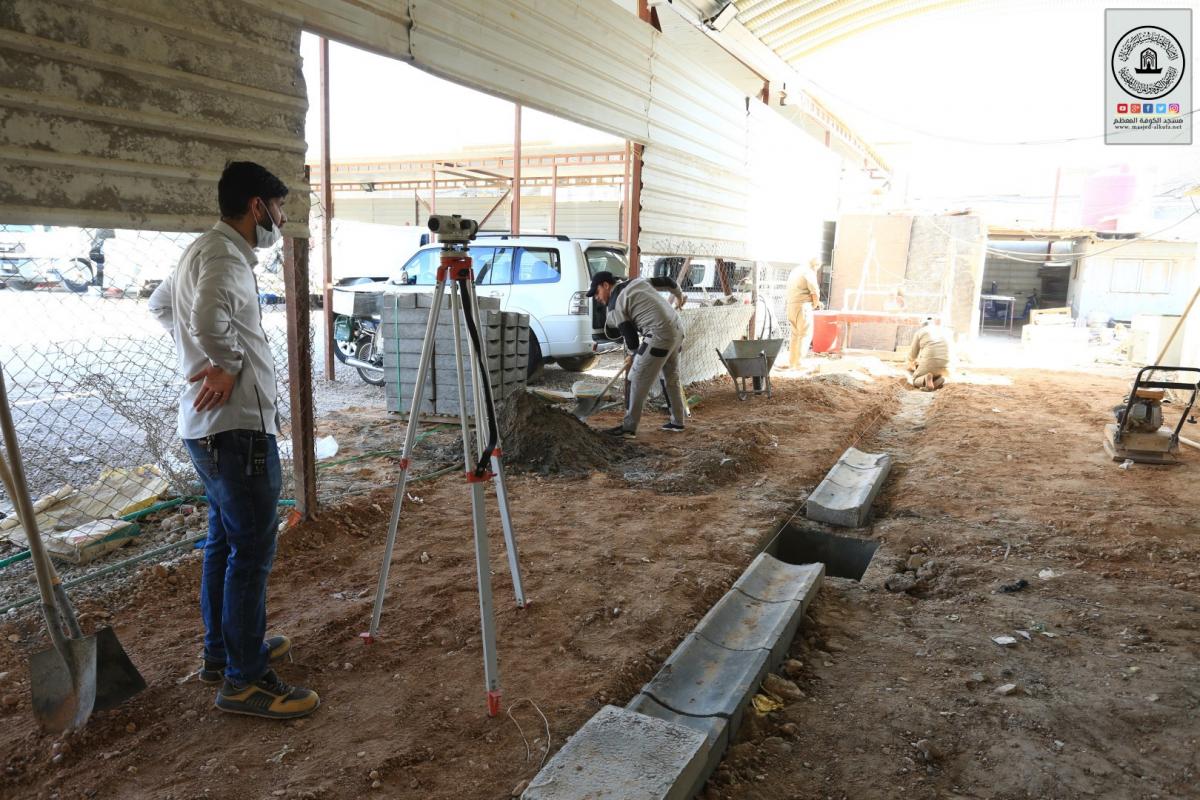 المباشرة بتأهيل الممر المقابل لمضيف مسلم بن عقيل (عليه السلام)