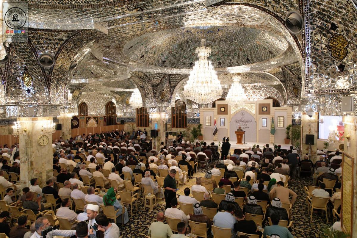 انطلاق فعاليات ملتقى أنصار سفير الإمام الحسين (عليهما السلام) الأول للمواكب الحسينية في مسجد الكوفة المعظم