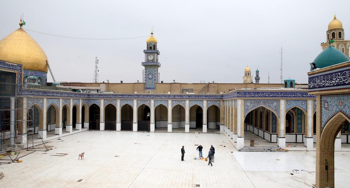 الإعمار في  الصحن الجديد للسفير مسلم بن عقيل (عليه السلام)